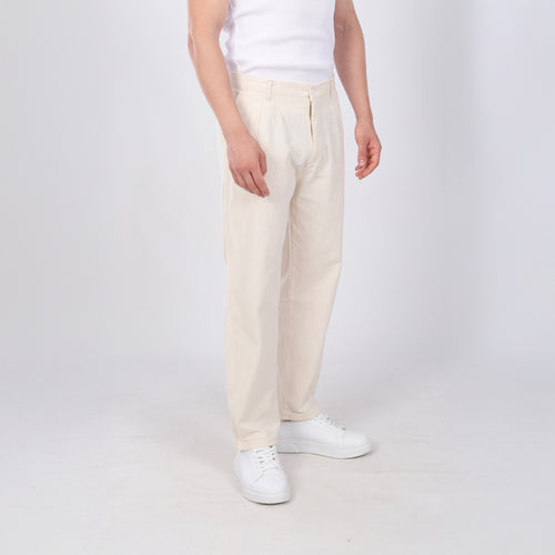 Baggy Fit Pantolon Bej