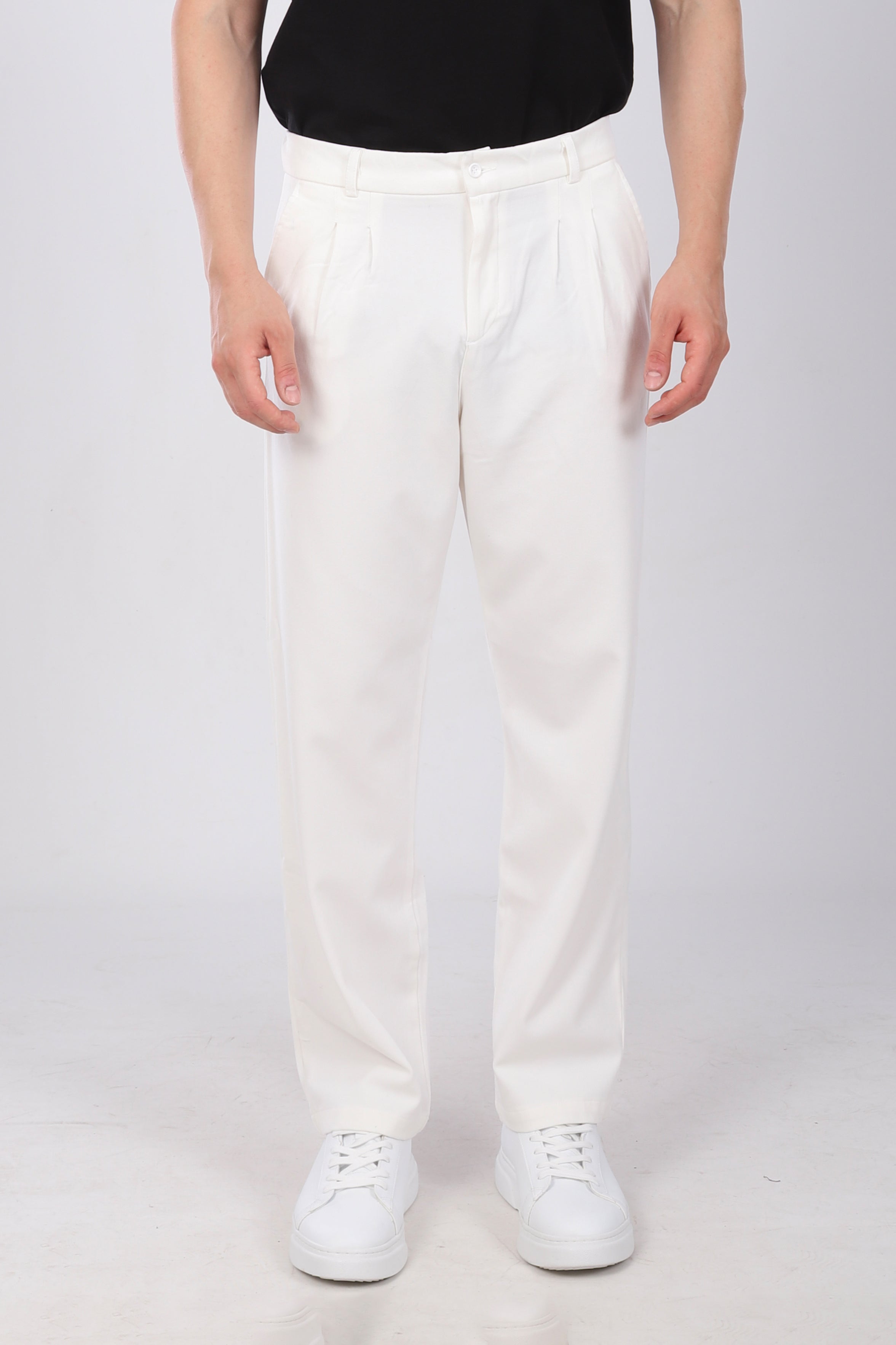 Baggy Pantolon Beyaz