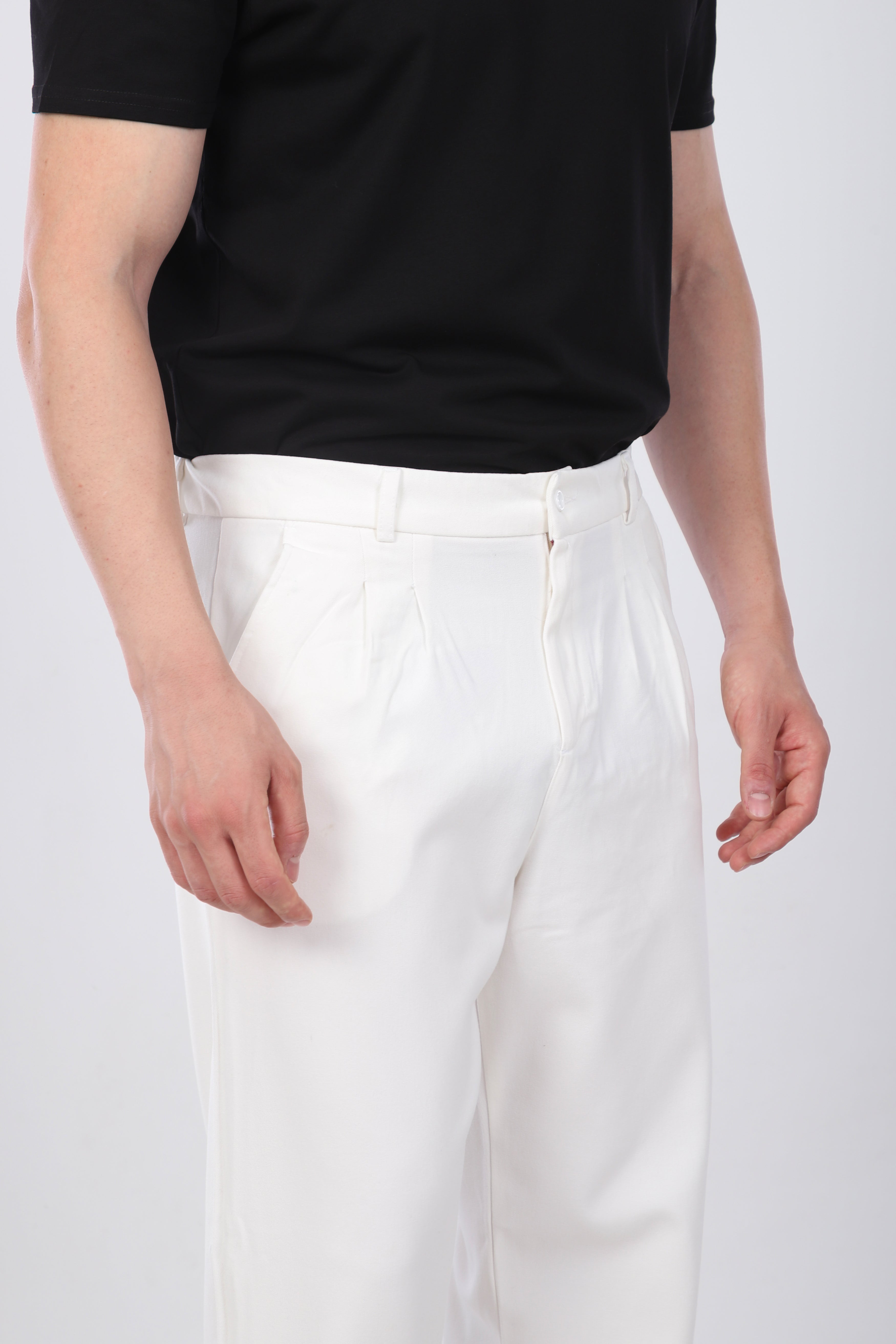 Baggy Pantolon Beyaz