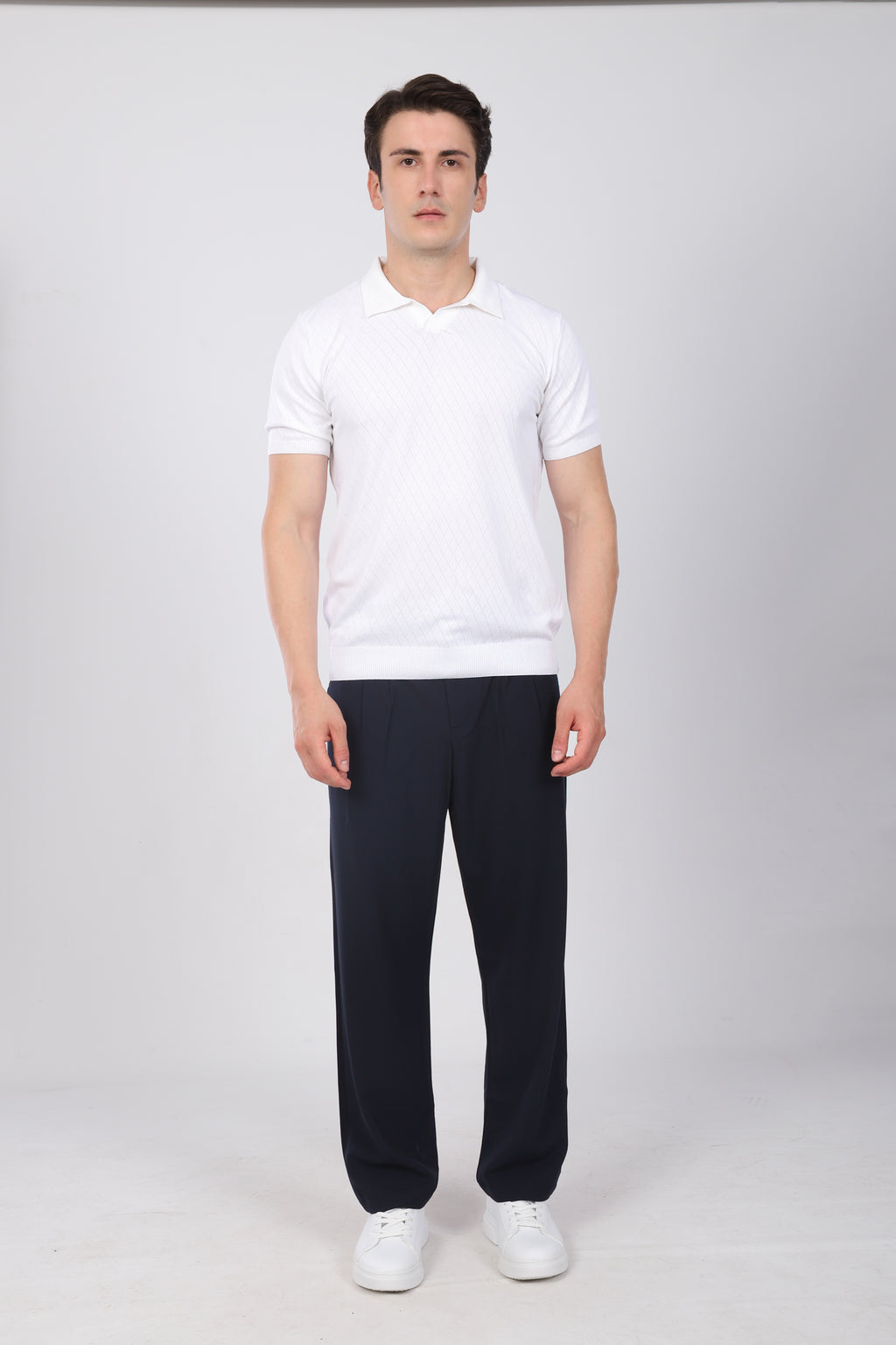 Polo Triko T-Shirt Beyaz