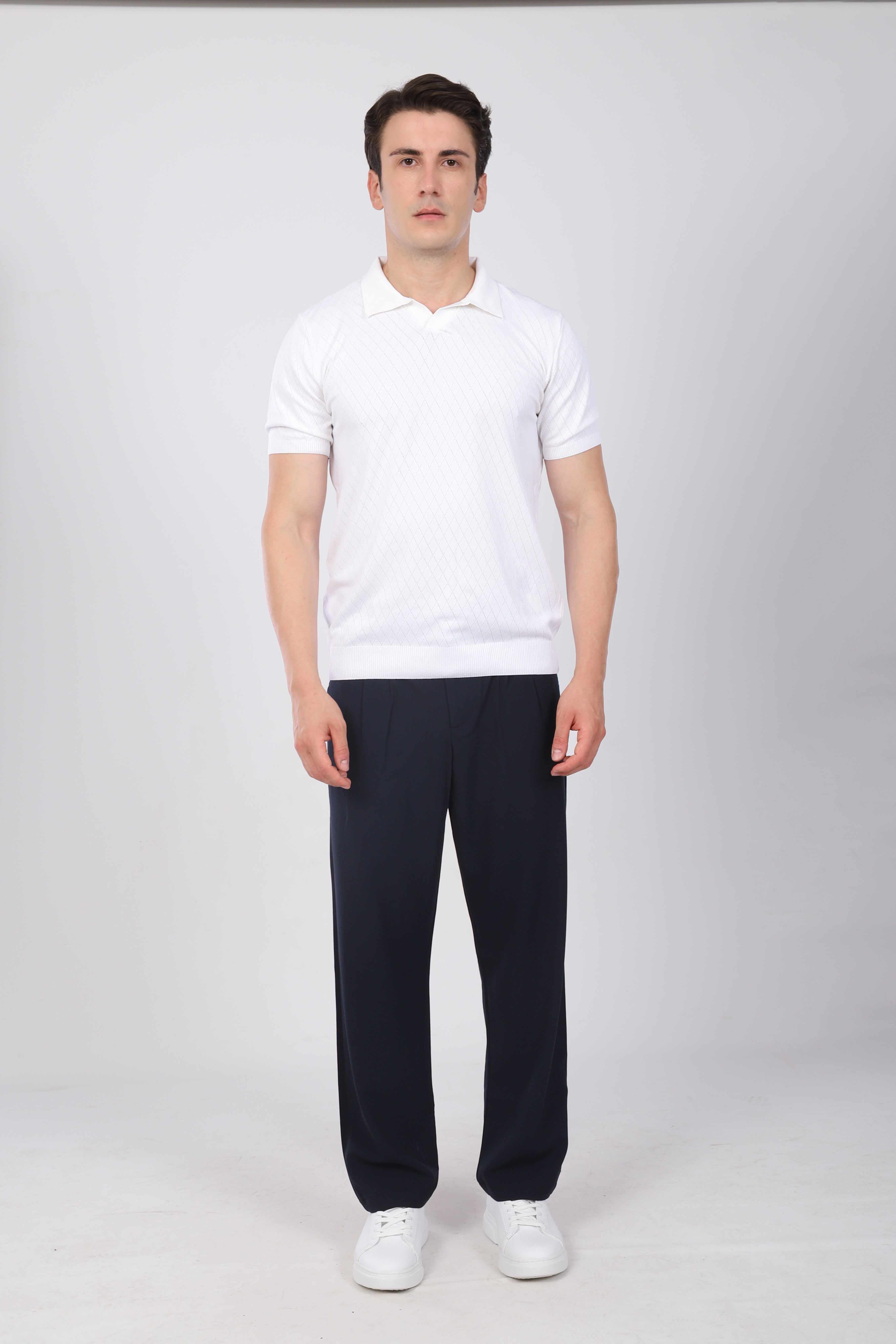 Polo Triko T-Shirt Beyaz