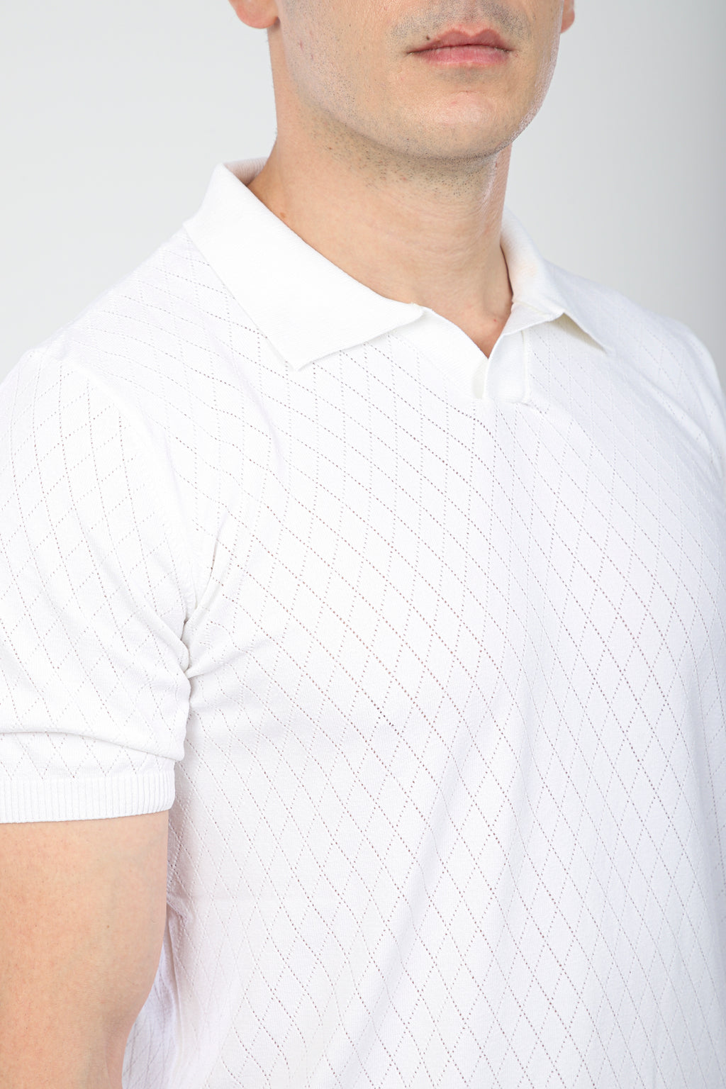 Polo Triko T-Shirt Beyaz