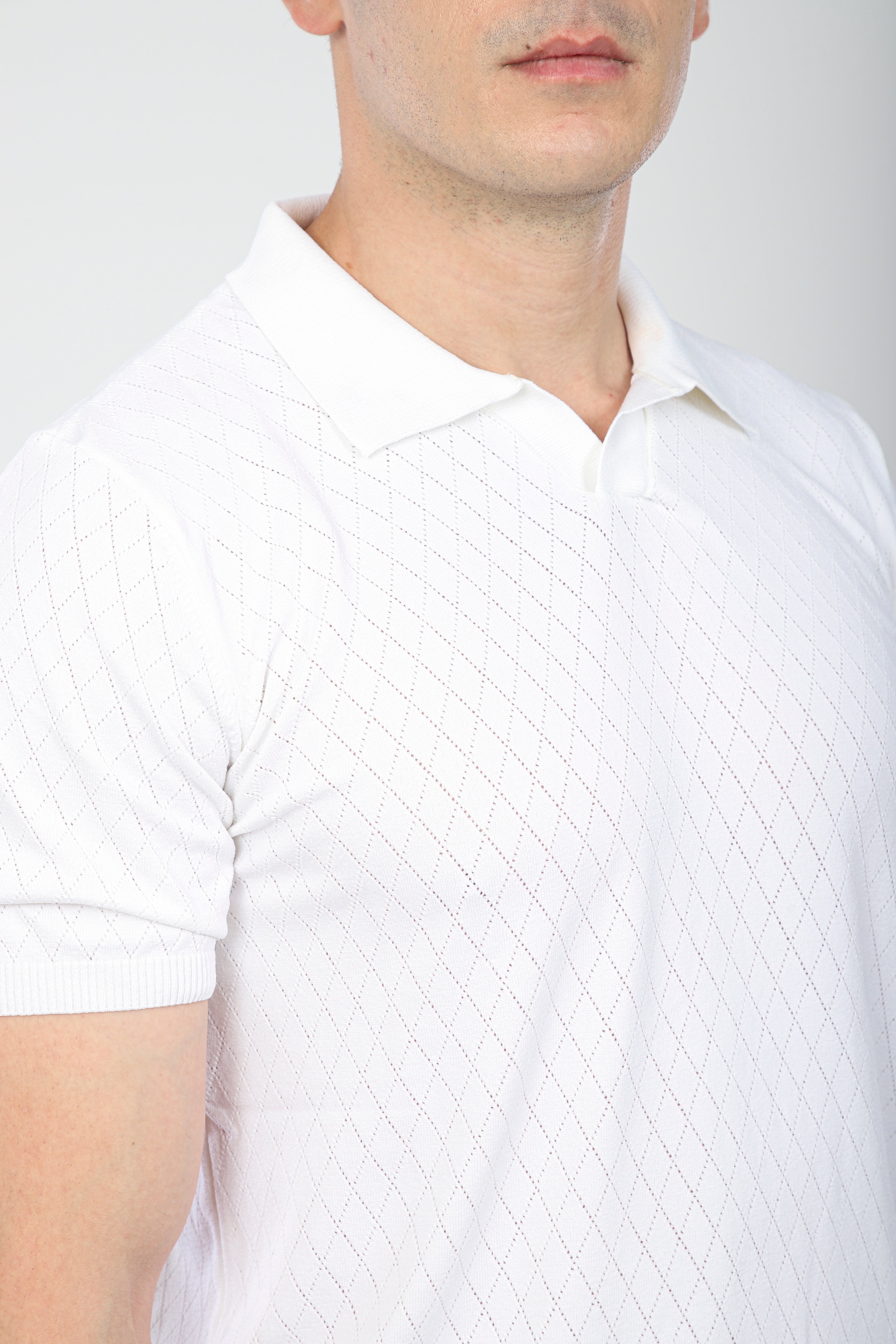 Polo Triko T-Shirt Beyaz