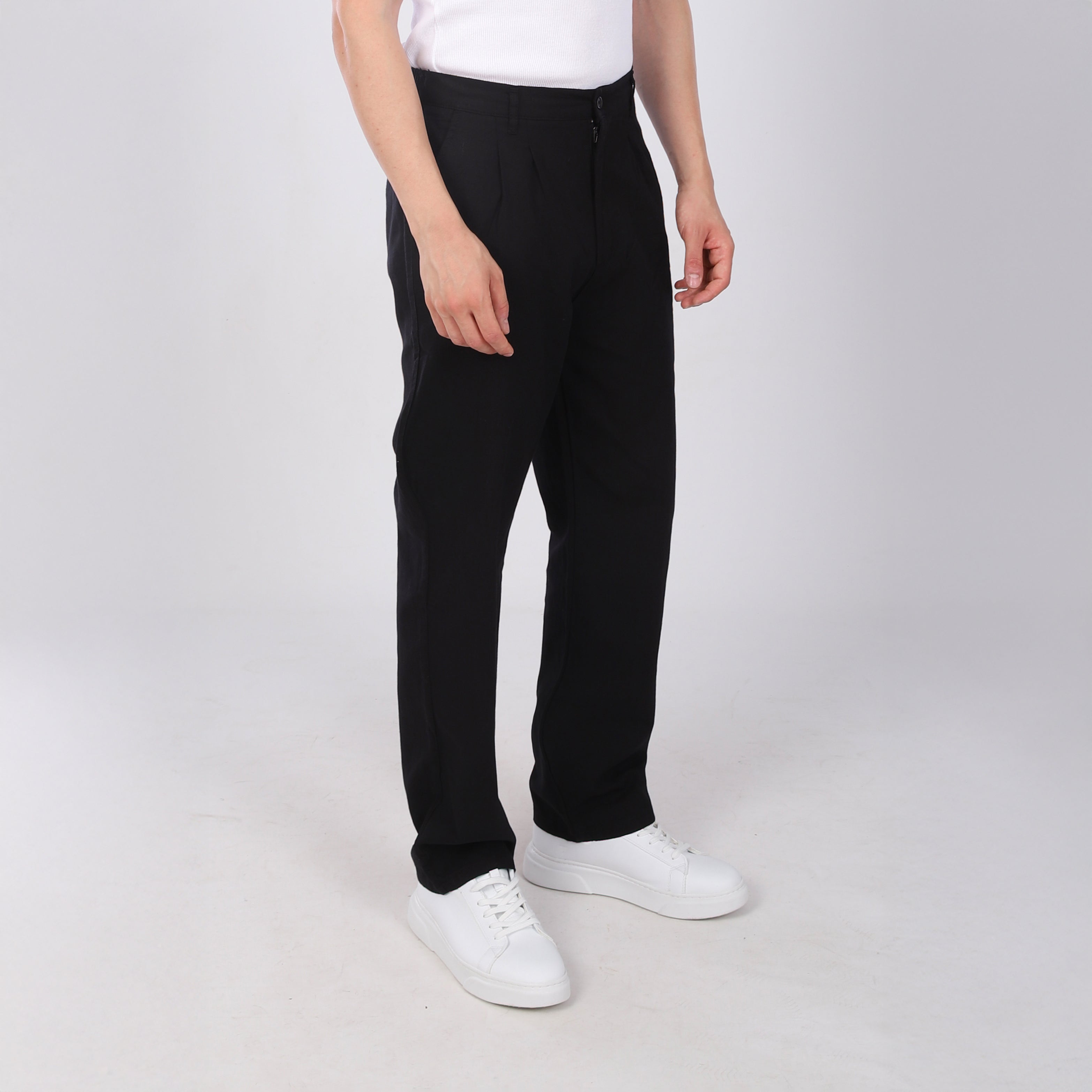 Baggy Fit Pantolon Siyah