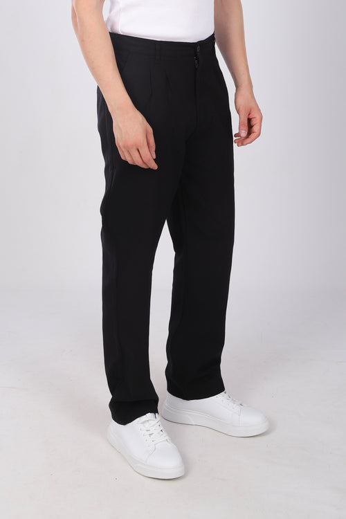 Baggy Fit Pantolon Siyah