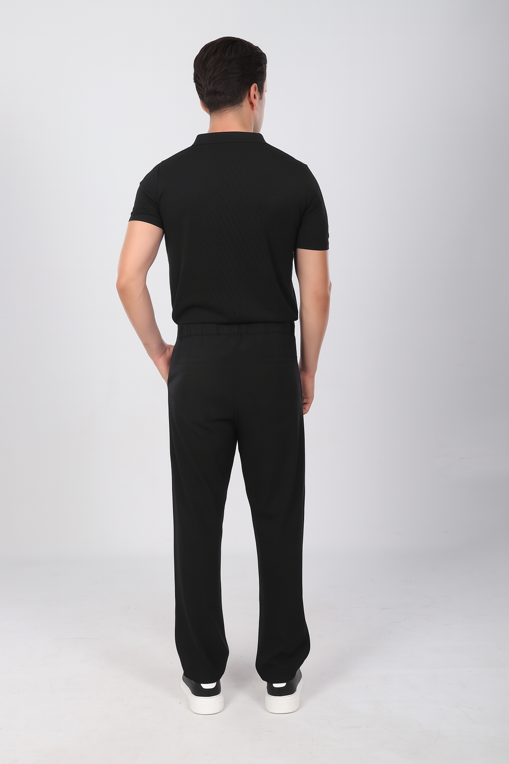 Polo Triko T-Shirt Siyah